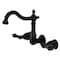 Kingston Brass KS1255PKL Duchess 2-Handle Wall Mount Bathroom Faucet, Oil Rubbed Brnz KS1255PKL - alternate 1